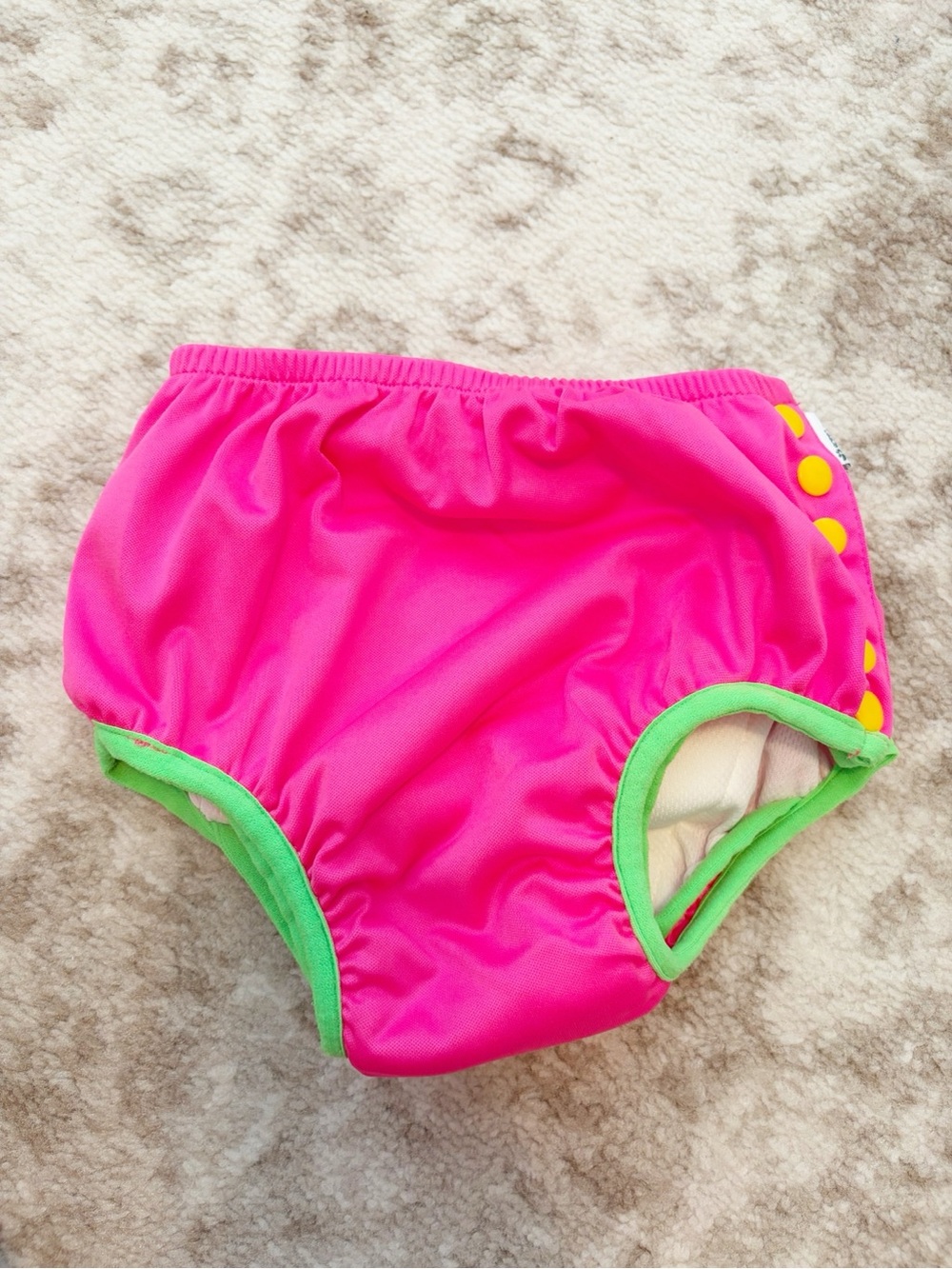 Green Sprouts 4T reusable swim diaper hot pink